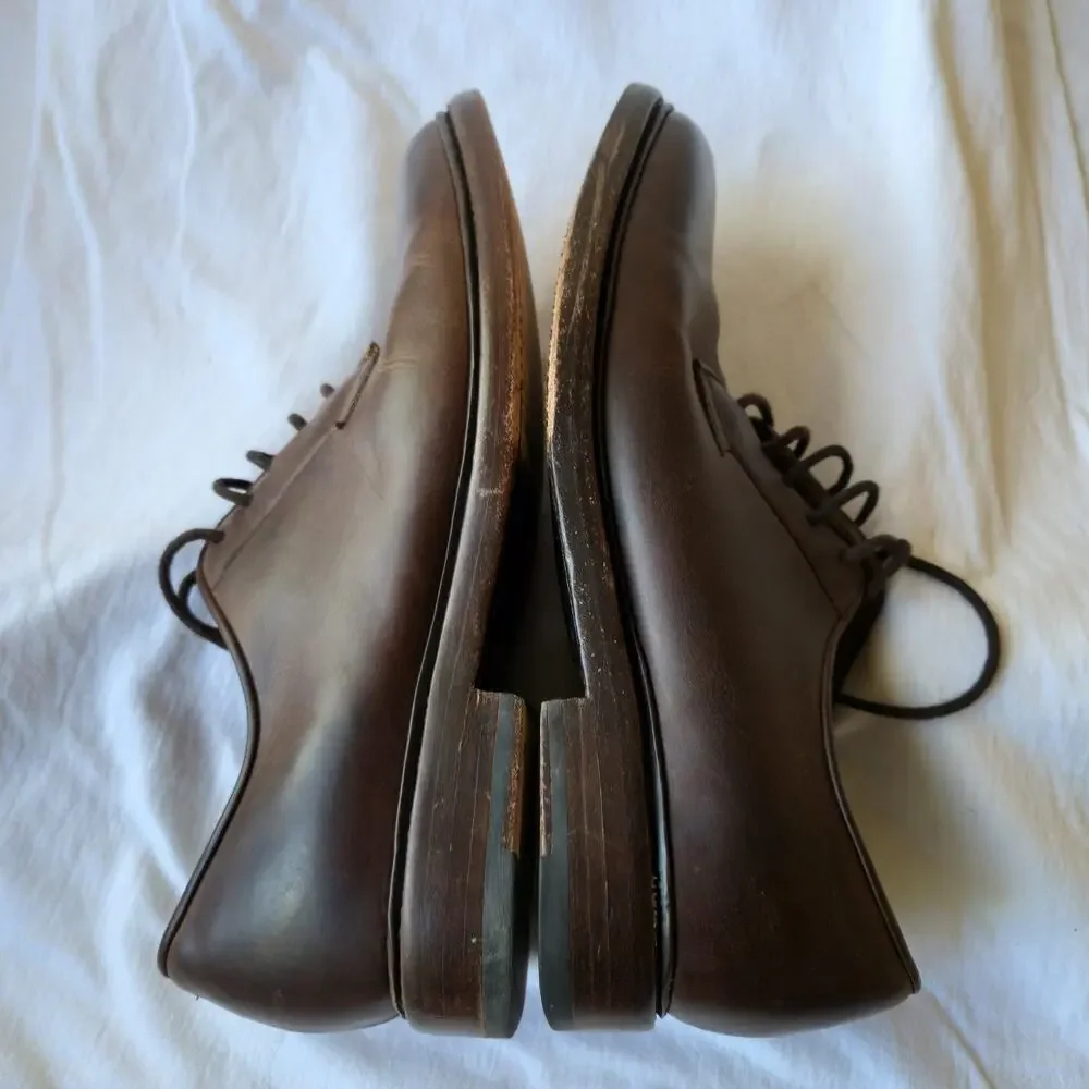 Frye Men's Leather Derby Oxford Shoes Brown Size 10.5 D